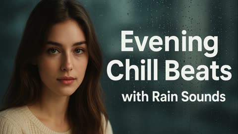 Evening Chill Beats with Rain Sounds 🌙☔ Relaxing Lo-Fi & Jazz for Study, Work & Sleep
