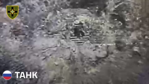 Russian Tank Eats a Drone And Throws a Track Kicking Off An Absolutely Insane Ambush