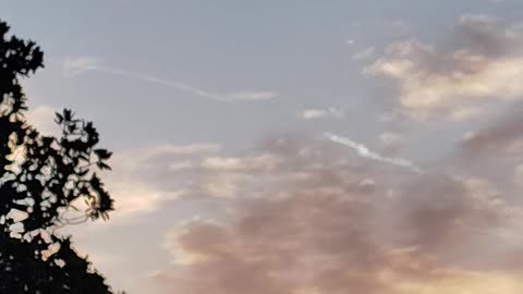 Gorgeous morning for a rocket launch