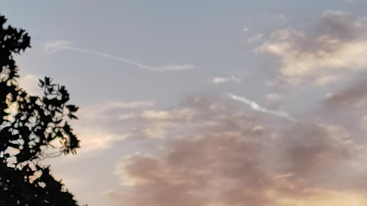 Gorgeous morning for a rocket launch