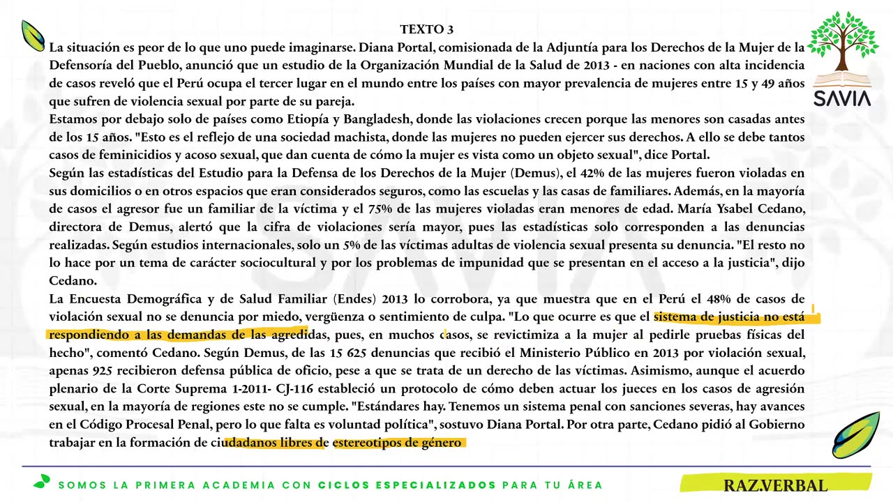 SAVIA REGULAR 2025 | Semana 07 | RV