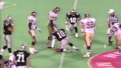 WLAF 1992 SAN ANTONIO RIDERS AT NY/NJ KNIGHTS