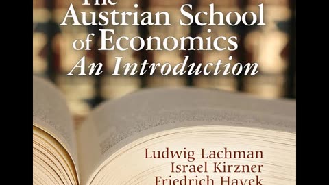 History of the Austrian School of Economics | Ludwig M. Lachmann