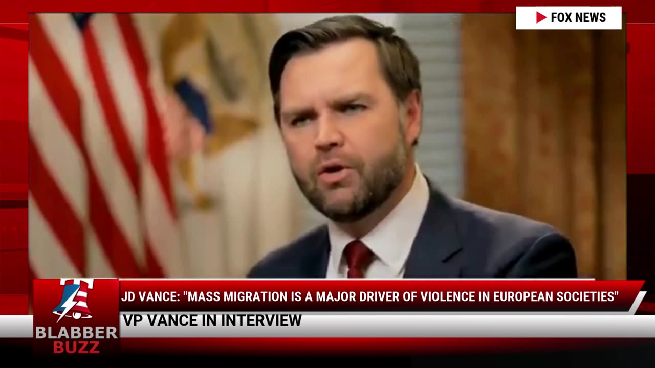 JD Vance: "Mass Migration Is A Major Driver Of Violence In European Societies"
