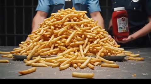 Eat XXL Fries Or Deathrow #fries #eating