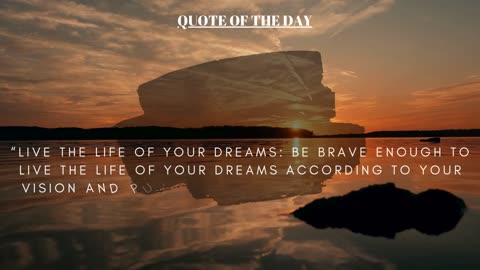 "QUOTE OF THE DAY"