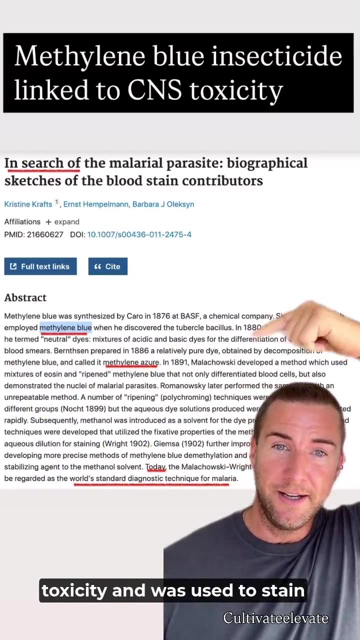 PARASITES JOHN D ROCKEFELLER, METHYLENE BLUE & IVERMECTIN