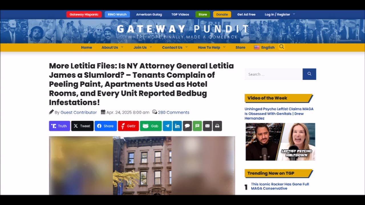 Is NY Attorney General Letitia James a Slumlord?