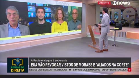 GLOBONEWS em PÂNICO ao Anunciar Suspensão de VISTO dos Ministros