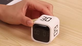 Productivity Cube Timer with Gravity Sensor and LED Display