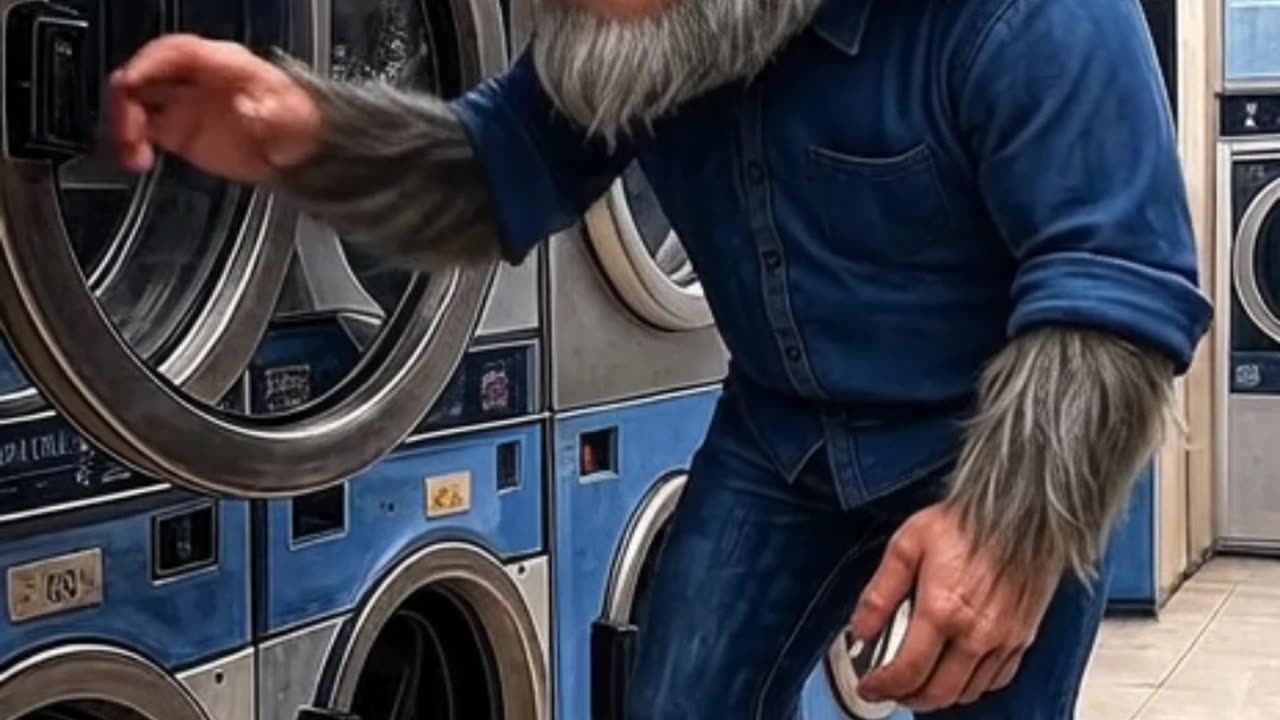 Bigly Foot Discovers Laundry Machines… and Trouble!