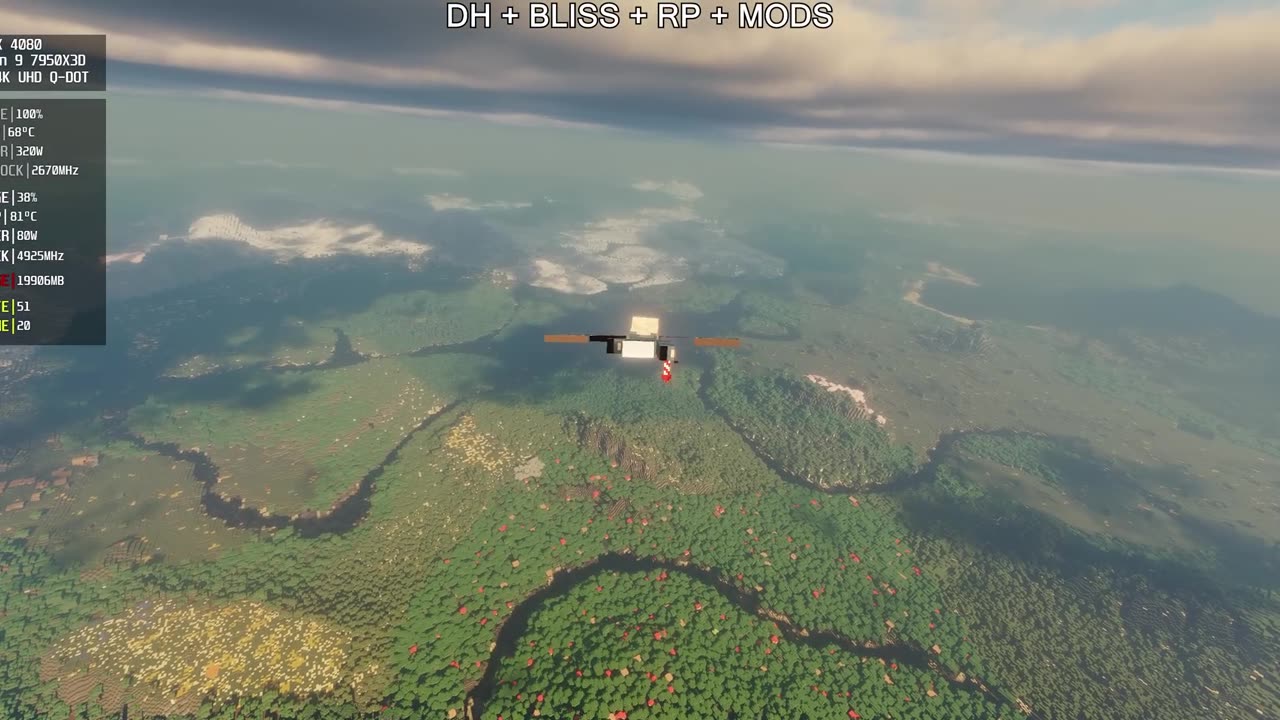 ULTRA Realistic Minecraft with RTX 4080 – Shaders, Mods & Distant Horizons!