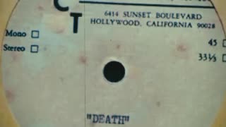 "Death" - Concrete Whistle (196?/197?) Unreleased Psych/Folk Acetate 45rpm Vinyl
