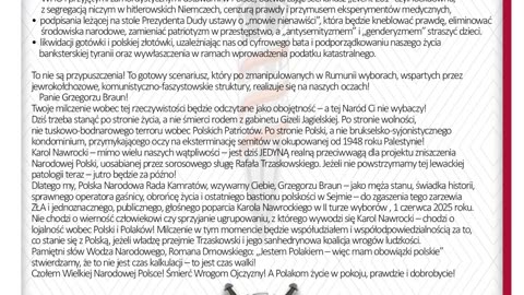 Rada Kamracka oświadcza. Czw. 29.5.2025r. W. Olszański, M. Osadowski Rodacy Kamraci NPTV.pl