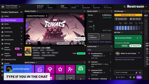 FRIDAY STREAM. GAMING LIVE. SMALL UPDATE. JOIN UP WE LITTTT