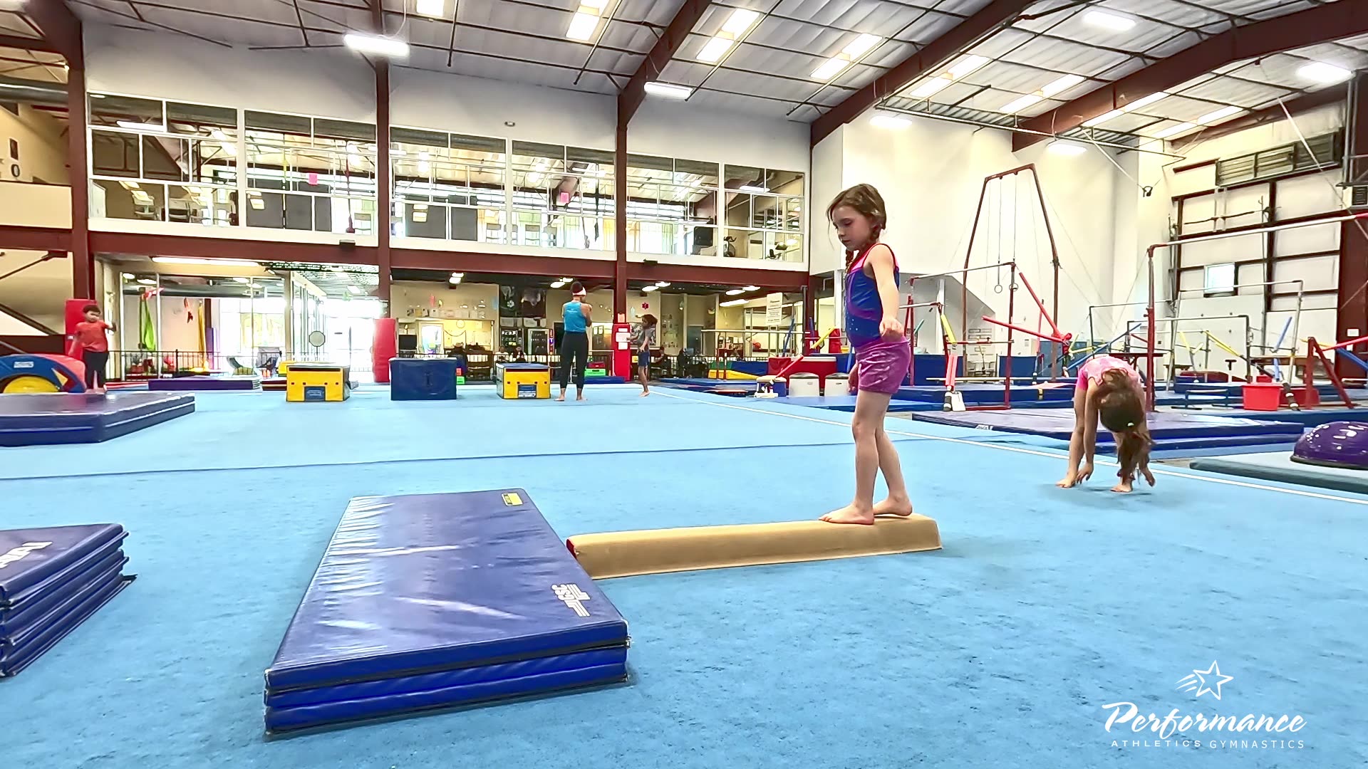Chasse- Leap- Jump with visual cues for coordination