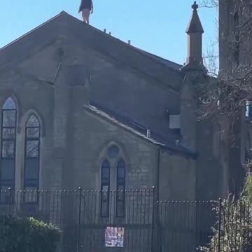 A man destroys a church in Bolton, UK. Keir Starmer says the problem in UK is Islamophobia.