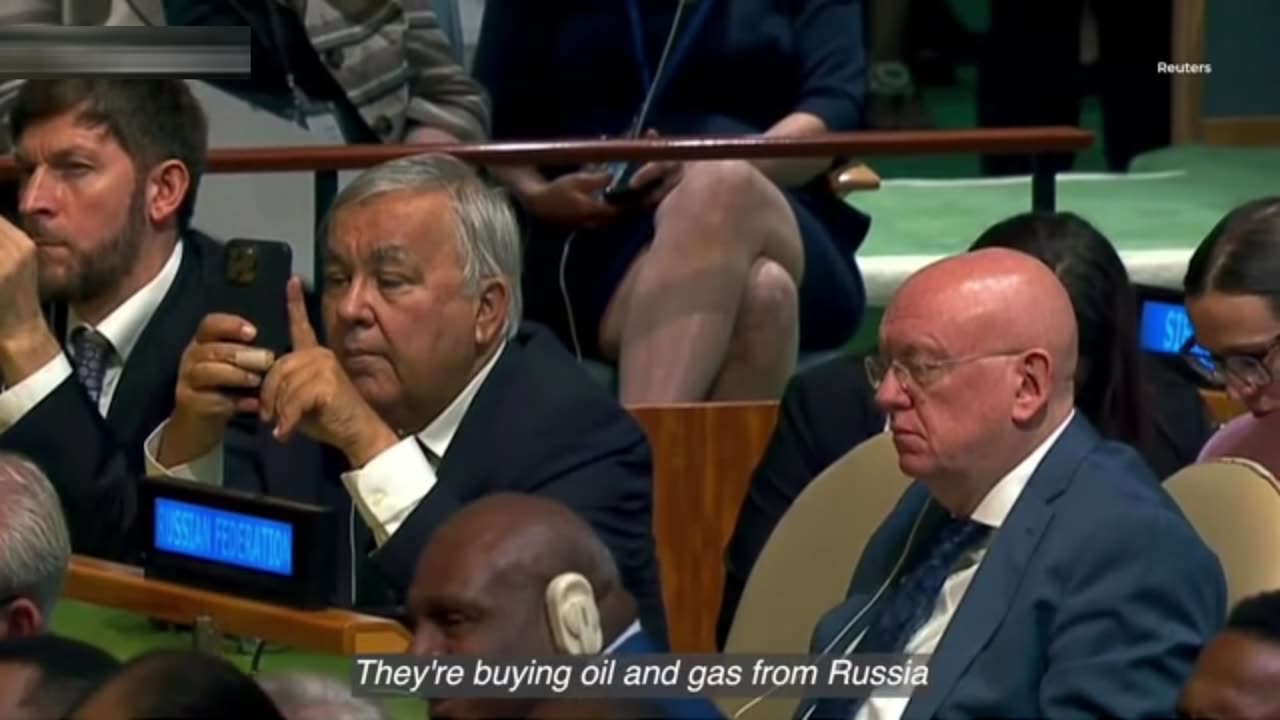 Trump's UN speech calls climate change a 'con job'