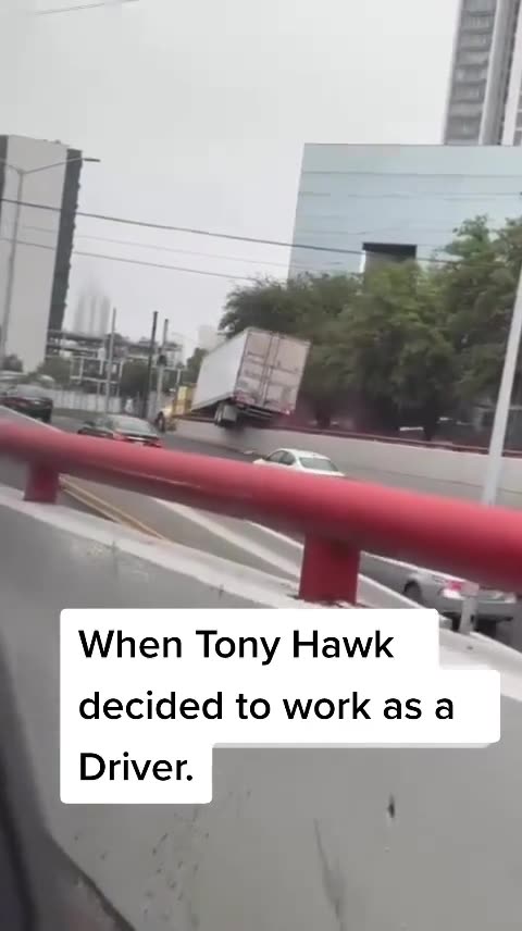 Driver is a Fan of Tony Hawk