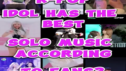 Which Male K-Pop Idol Has the Best Solo Music According to Fans?