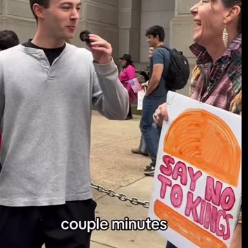 No Kings protester unable to give even 1 reason what she is protesting