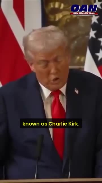 Trump's Comments About Jimmy Kimmel's Nasty Comments About Charlie Kirk (CC)