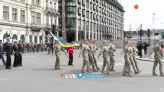 Ukrainian Troops in London for WWII Victory Day — No Tanks, Just Big Flapping Rags 😂