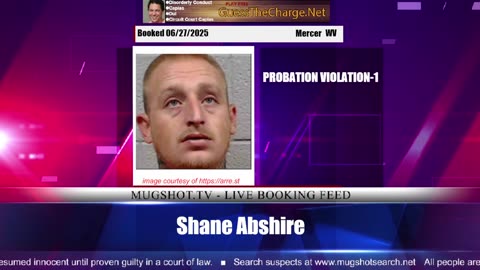 Mugshot TV - Live Arrest Booking Video Stream