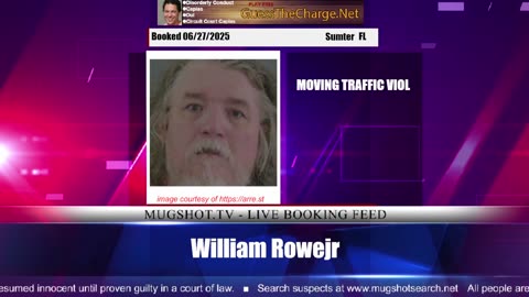 Mugshot TV - Live Arrest Booking Video Stream