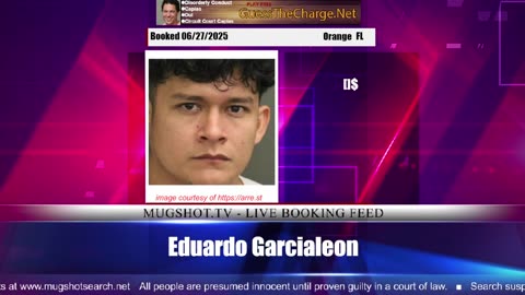 Mugshot TV - Live Arrest Booking Video Stream
