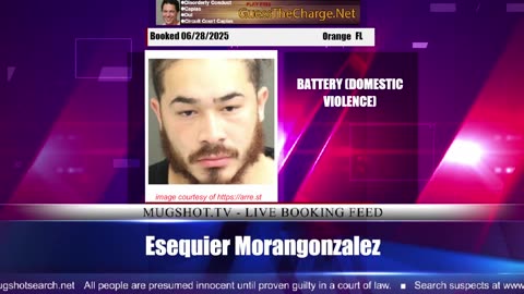 Mugshot TV - Live Arrest Booking Video Stream