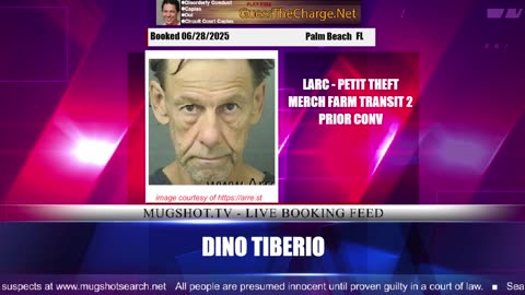 Mugshot TV - Live Arrest Booking Video Stream