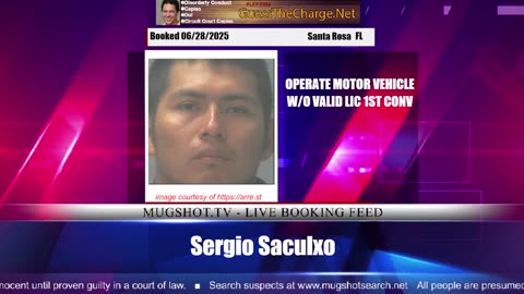 Mugshot TV - Live Arrest Booking Video Stream