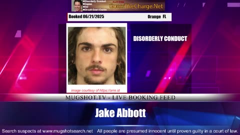 Mugshot TV - Live Arrest Booking Video Stream