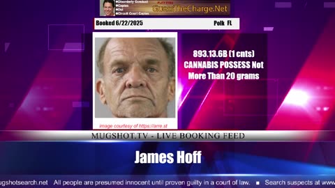 Mugshot TV - Live Arrest Booking Video Stream