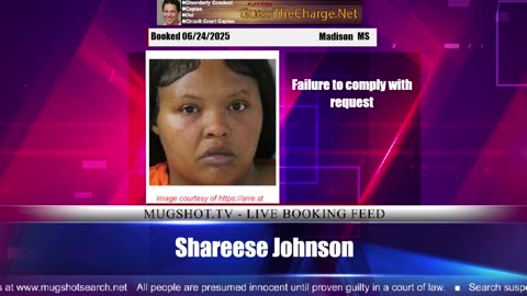 Mugshot TV - Live Arrest Booking Video Stream