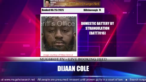 Mugshot TV - Live Arrest Booking Video Stream