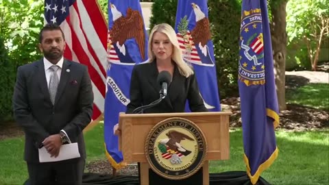 FBI Director Kash Patel and AG Pam Bondi announce 205 child sex predators