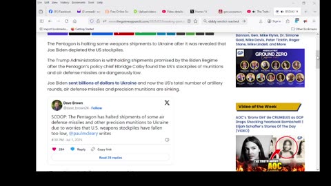 Joe Biden Depleted US Munitions Stockpiles