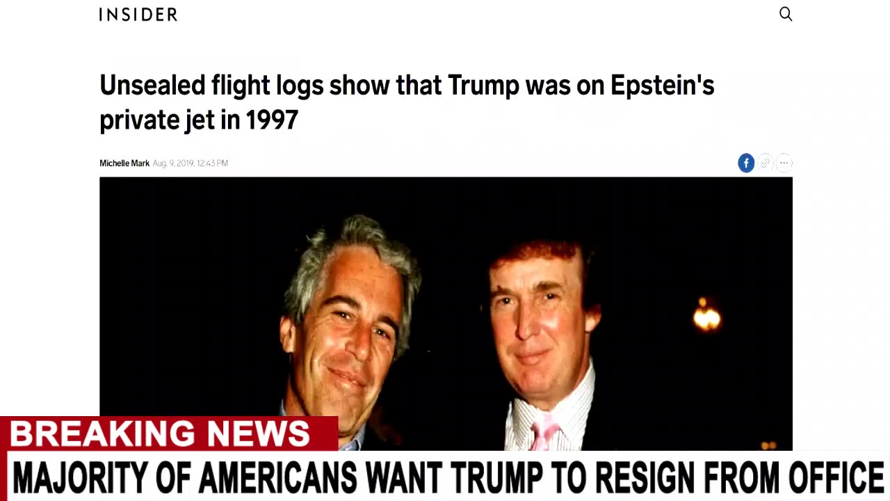 MAJORITY OF AMERICANS WANT TRUMP TO RESIGN