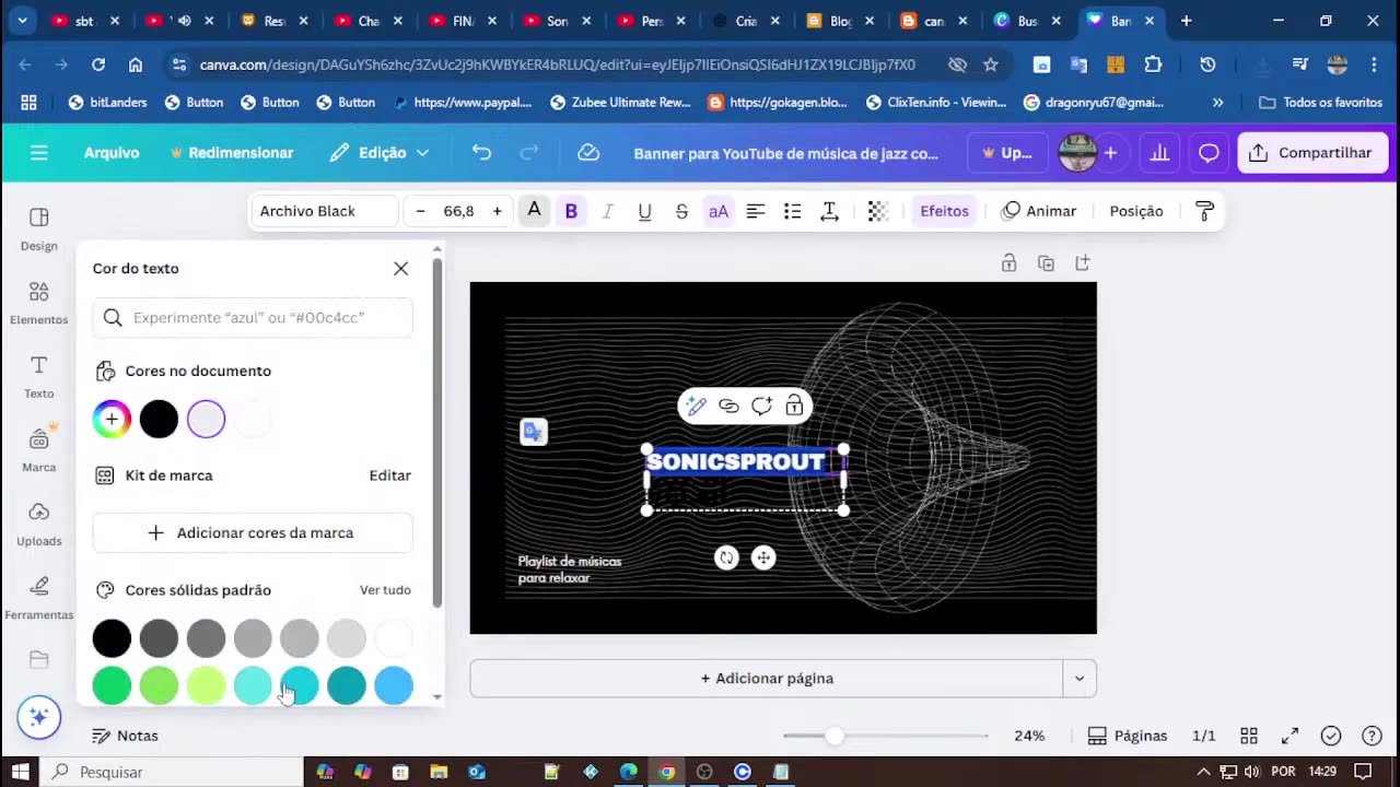 Cópia de Transmissão ao vivo de short cute Canal de Music Shorts