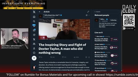 On the phone with Dexter Taylor AKA "Carbon Mike"