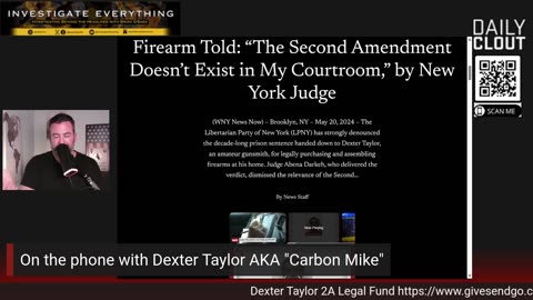 On the phone with Dexter Taylor AKA "Carbon Mike"