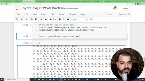 47.15 BOW implementation using NLTK Krish Naik ML