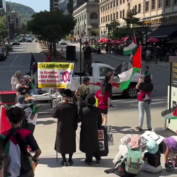 Pro-Palestine protest - Montreal, Canada
