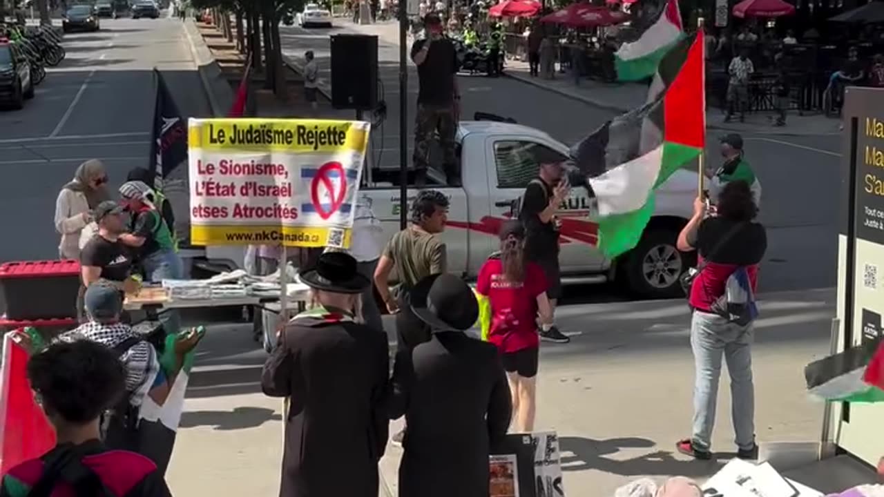 Pro-Palestine protest - Montreal, Canada