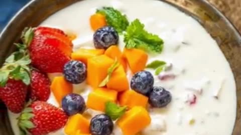 Two benefits of eating fruit cream