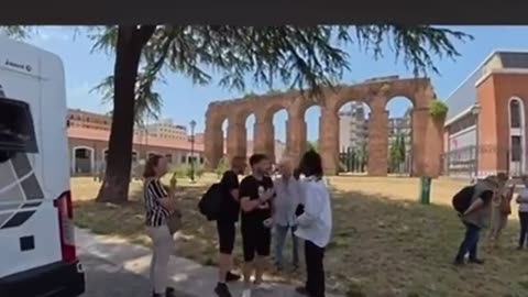 Hostile immigrants in Rome. This is happening all over the world.