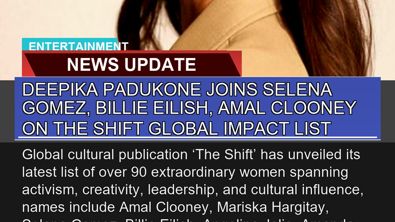 Deepika Padukone Joins Selena Gomez Billie Eilish