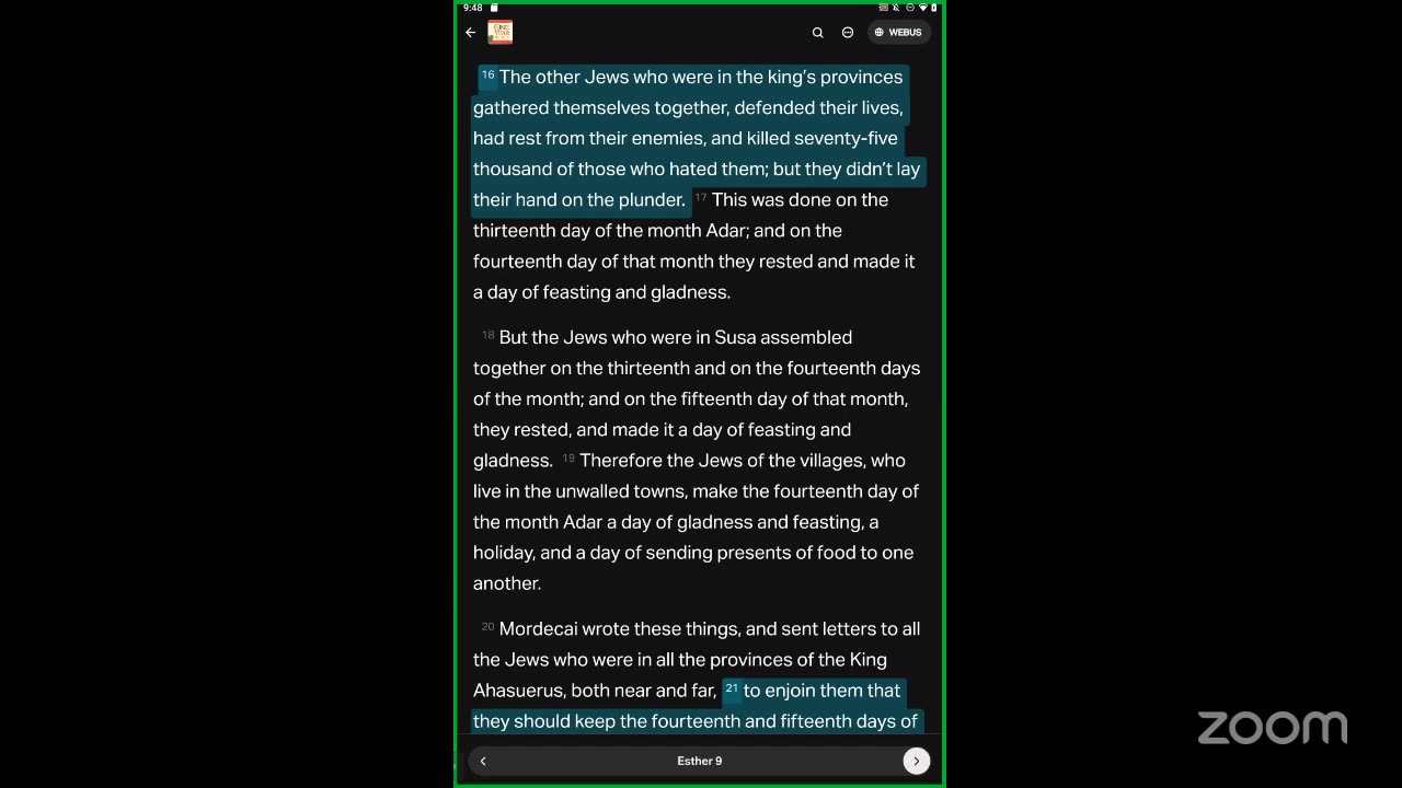 Aug 20th, Day 232 - LIVE - Reading The One Year Bible Together